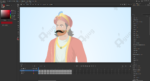 New King's Raja Mantari (King's Minister) Animated Human Character - Image 3