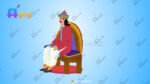 Indian Village King's Raj Darbari (Rajsabha) Characters Animated Human Character - Image 2