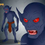 Evil Blue Goblin / Dark Forest Demon – Fully Rigged for Adobe Animate CC