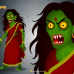Evil Green Spirit / Chudail Character – Fully Rigged for Adobe Animate CC
