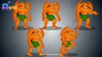 Kekda Rakshas / Crab Monster – Fully Animated & Rigged for Adobe Animate CC