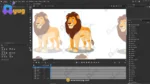 Free 2D Lion Character Set: 5+ Animated Poses & Expressions (.FLA) - Image 3