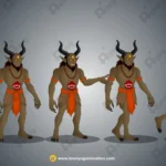 Ultimate Demon Lord / Maha Rakshas Jatukarn – Fully Animated & Rigged for Adobe Animate CC