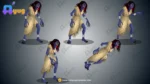 Vengeful Blue Spirit / Purple Chudail Character – Fully Animated & Rigged for Adobe Animate CC