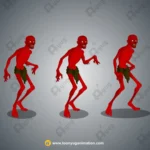 Blood-Wraith Rakt-Pishach – Fully Animated & Rigged for Adobe Animate CC