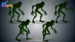 Zombie Goblin / Undead Spirit – Fully Animated & Rigged for Adobe Animate CC