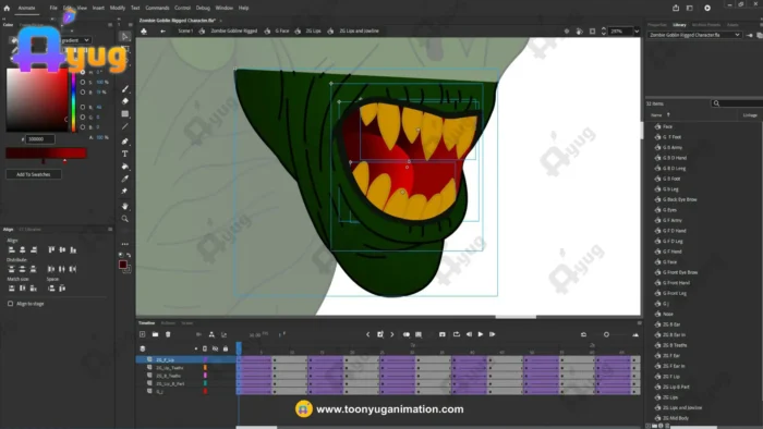 Zombie Goblin / Undead Spirit – Fully Animated & Rigged for Adobe ...