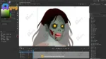 Vengeful Zombie Woman / Chudail Character – Fully Rigged for Adobe Animate CC - Image 4