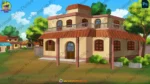 Indian Village Background - 2D Animation Background (PSD & PNG)