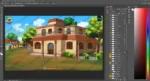 Indian Village Background - 2D Animation Background (PSD & PNG) - Image 2