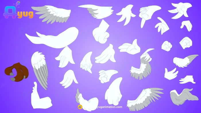 20+ Animated Bird Hand & Wing Poses – Professional Gesture Library for ...