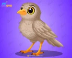 7 Sister Bird Character – Fully Rigged & Animated 2-Variant Pack for Adobe Animate CC