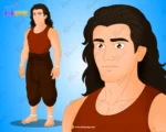 Baahubali-Style Hero Character: Fully Rigged & Animated Ancient Style (.FLA) - Image 2