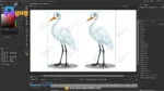 Beautiful White Crane – Ultimate 2-Variant Rigged or Animated for Adobe Animate CC - Image 6