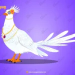Beautiful White Royal Bird – Ultimate 2-Variant Rigged or Animated for Adobe Animate CC