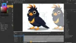 75+ Ultimate Unique Bird Mega-Pack | Professionally Rigged & Animated | Advance Gradient Characters for Adobe Animate CC - Image 375