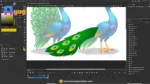 Blue Crested Royal Peacock – Ultimate 2-Variant Rigged or Animated for Adobe Animate CC - Image 4