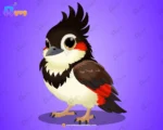 Professional Bulbul (Red-Vented) – Ultimate 2-Variant Rigged or Animated for Adobe Animate CC