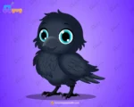 Little Mystic Crow – Elite 2-in-1 Master Rig & Animated Bundle for Adobe Animate CC