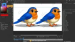 Cute Miniature Blue Sparrow – Ultimate 2-Variant Rigged or Animated for Adobe Animate CC - Image 2
