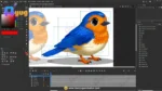 Cute Miniature Blue Sparrow – Ultimate 2-Variant Rigged or Animated for Adobe Animate CC - Image 5