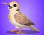 Dove Bird Character – Ultimate 2-Variant Rigged or Animated for Adobe Animate CC
