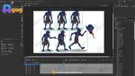 Evil Blue Goblin / Dark Forest Demon – Fully Animated & Rigged for Adobe Animate CC - Image 3