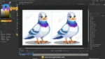 Female Pigeon Queen Character – Ultimate 2-Variant Rigged or Animated for Adobe Animate CC - Image 3
