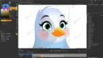 Female Pigeon Queen Character – Ultimate 2-Variant Rigged or Animated for Adobe Animate CC - Image 4