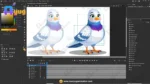 Female Pigeon Queen Character – Ultimate 2-Variant Rigged or Animated for Adobe Animate CC - Image 6