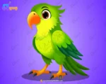 Cute Parrot Bird Character – Ultimate 2-Variant Rigged or Animated for Adobe Animate CC