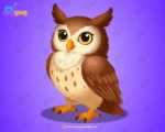 Wise Owl Character – Ultimate 2-Variant Rigged or Animated for Adobe Animate CC