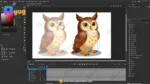 Wise Owl Character – Ultimate 2-Variant Rigged or Animated for Adobe Animate CC - Image 5
