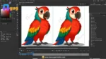Red Scarlet Macaw – Ultimate 2-Variant Rigged or Animated for Adobe Animate CC - Image 3