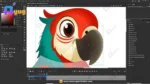 Red Scarlet Macaw – Ultimate 2-Variant Rigged or Animated for Adobe Animate CC - Image 4
