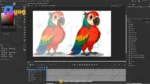 Red Scarlet Macaw – Ultimate 2-Variant Rigged or Animated for Adobe Animate CC - Image 6
