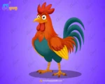 Heroic Rooster – Ultimate 2-Variant Rigged or Animated for Adobe Animate CC