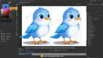 Cute Blue Bird Character – Ultimate 2-Variant Rigged or Animated for Adobe Animate CC - Image 2
