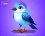 Cute Blue Songbird – Ultimate 2-Variant Rigged & Animated Character for Adobe Animate CC