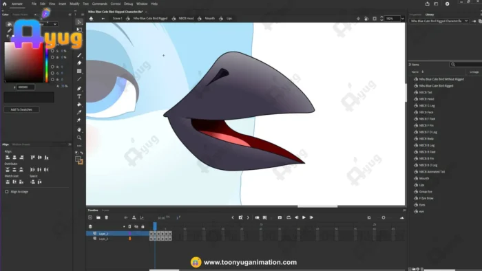 Cute Blue Songbird – Ultimate 2-Variant Rigged & Animated Character for ...