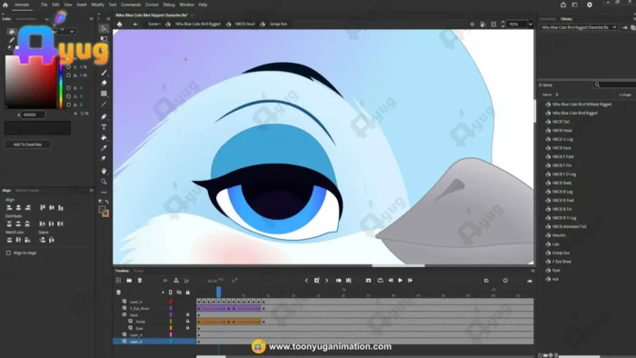 Cute Blue Songbird – Ultimate 2-Variant Rigged & Animated Character for ...