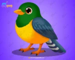Forest King Bird – Ultimate 2-Variant Rigged & Animated Character for Adobe Animate CC
