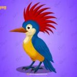 Exotic Crested Woodpecker – Ultimate 2-Variant Rigged & Animated Character for Adobe Animate CC