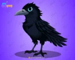 Cinematic Shadow Crow – Ultimate 2-in-1 Master Rig & Animated Bundle for Adobe Animate CC