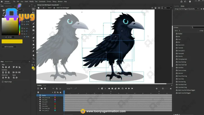 Cinematic Shadow Crow – Ultimate 2-in-1 Master Rig & Animated Bundle ...