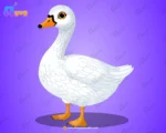 Majestic White Swan – Elite 2-in-1 Master Rig & Animated Bundle for Adobe Animate CC