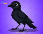 Midnight Crow (Kauwa) – Elite 2-in-1 Rigged & Animated Master Pack for Adobe Animate CC