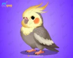 Charming Cockatiel (Cockatoo) – Ultimate 2-in-1 Master Rig & Animated Bundle for Adobe Animate CC
