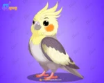 Cockatiel (Tito Budgie) – Elite 2-in-1 Master Rig & Animated Bundle for Adobe Animate CC