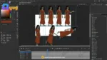 Vengeful Zombie Woman / Chudail Character – Fully Animated & Rigged for Adobe Animate CC - Image 3